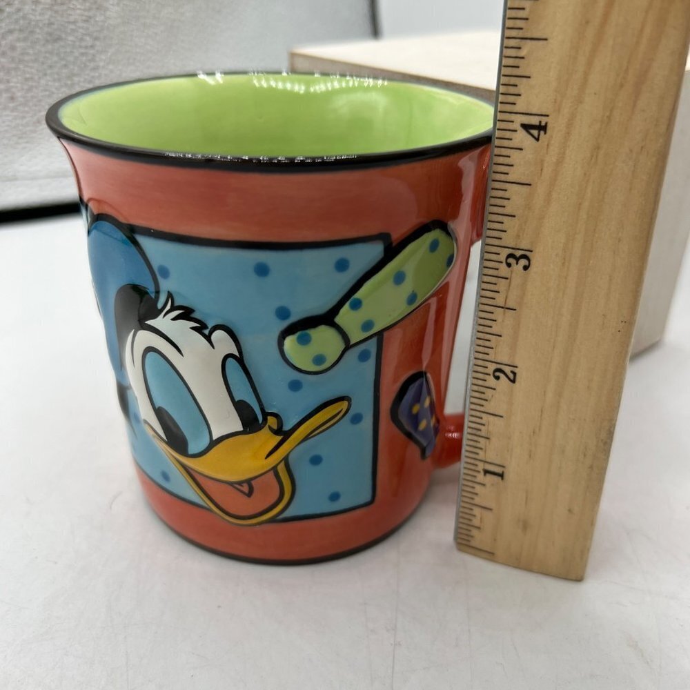 Donald Duck 3D Raised Coffee Cup Mug Exclamation Collectible The Disney Store - Picture 8 of 9